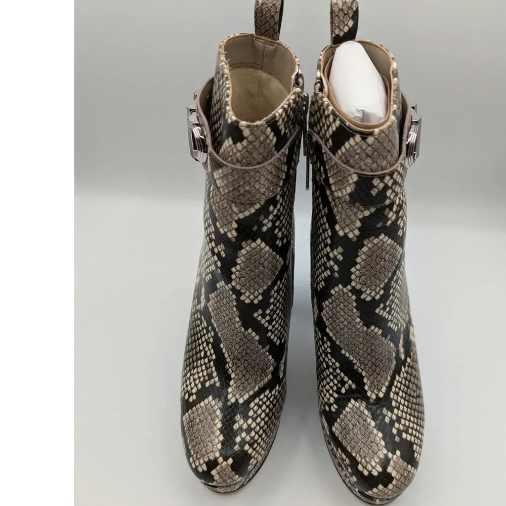 Michael Kors | Parker Faux Leather Platform Boot | Snakeskin Print | Size 8M